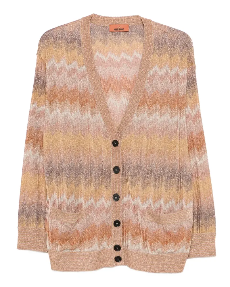 Missoni Cardigan mit Zickzackmuster - Braun Braun