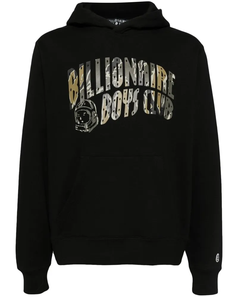 Billionaire Boys Club Como Hoodie mit Bogen-Logo Schwarz