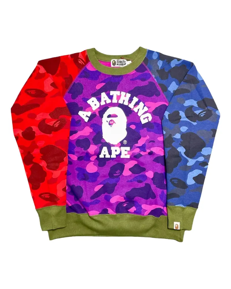 BAPE Crazy Camo sweater - Violett Violett