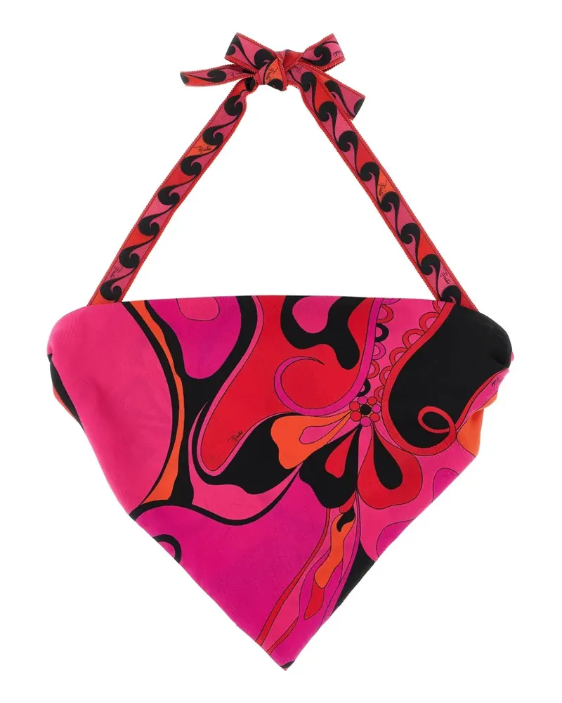 Emilio Pucci orchidee-print bandana - Rosa Rosa