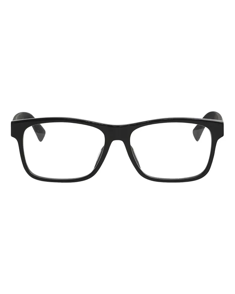 Gucci Brille mit eckigem Gestell - Schwarz Schwarz