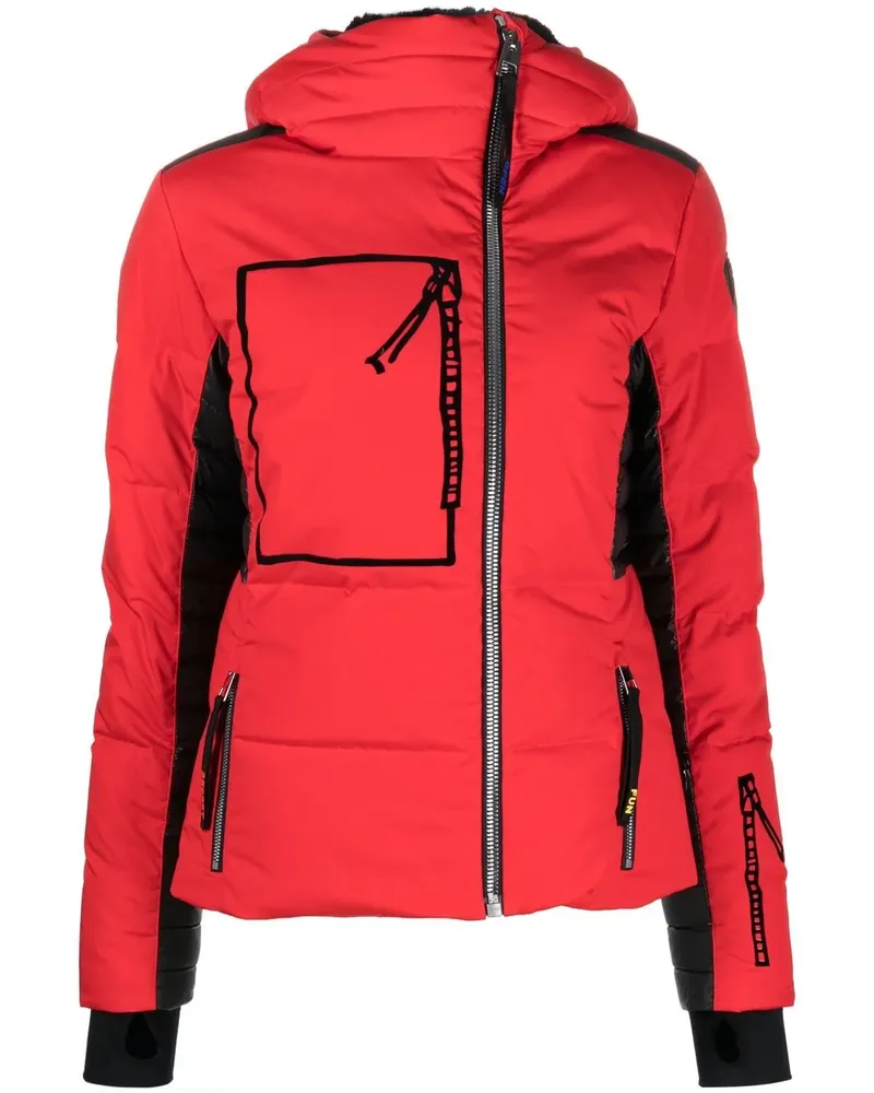 Rossignol x JCC Stellar Daunenjacke - Rot Rot