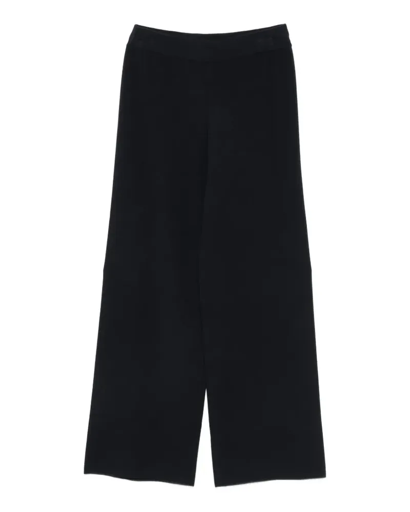 Max Mara Rotondo elasticated-waistband wide-leg trousers - Schwarz Schwarz