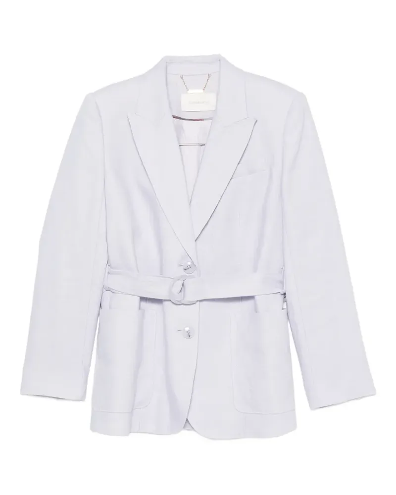 Zimmermann belted single-breasted blazer - Violett Violett
