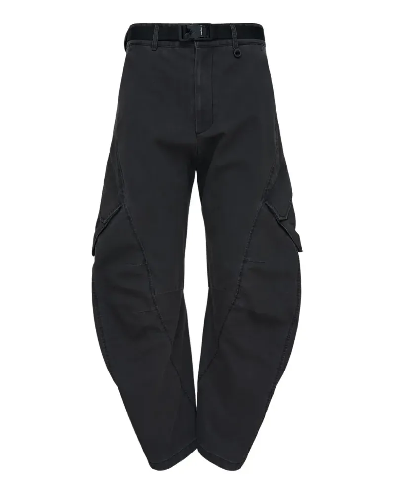 JiyongKim Cargohose mit Pattentaschen - Schwarz Schwarz