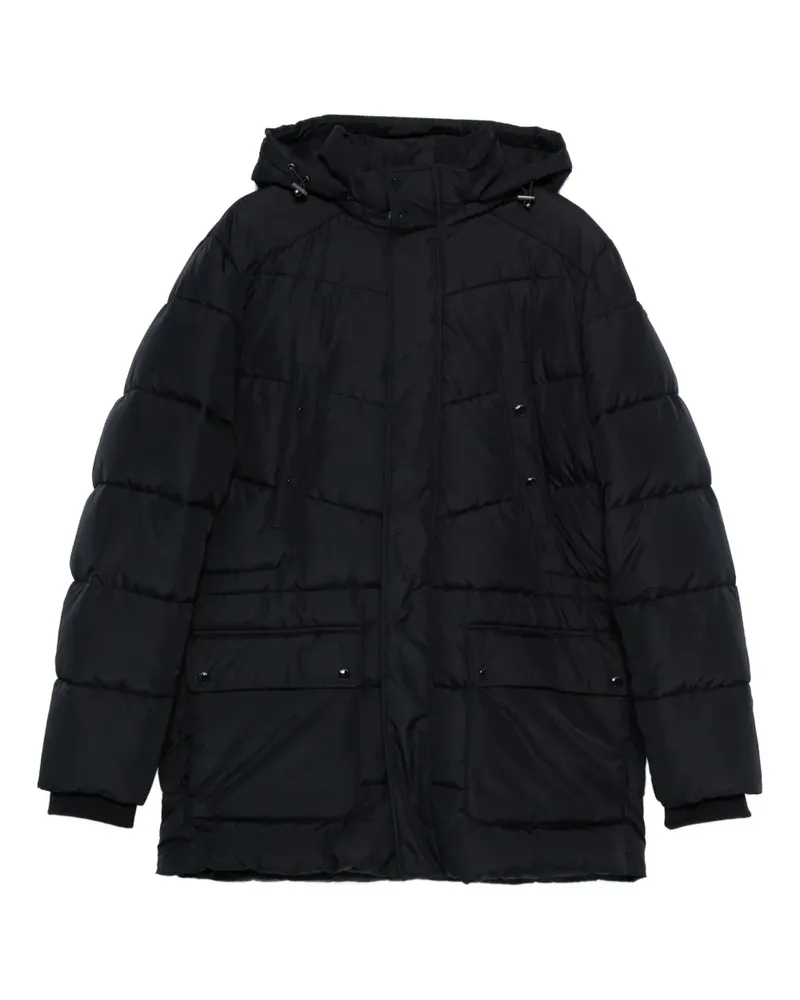 Geox Gesteppte Leitan Kapuzenjacke - Blau Blau