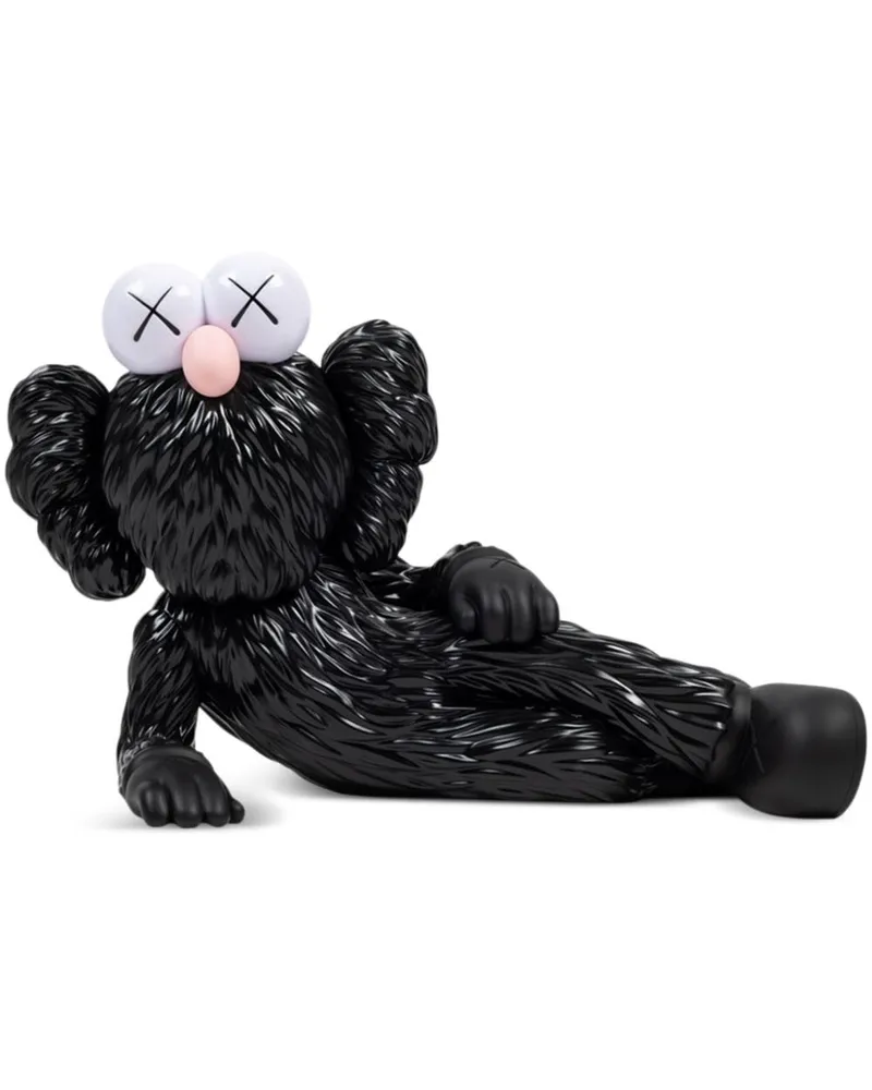 KAWS Time Off Figur aus Vinyl - Schwarz Schwarz