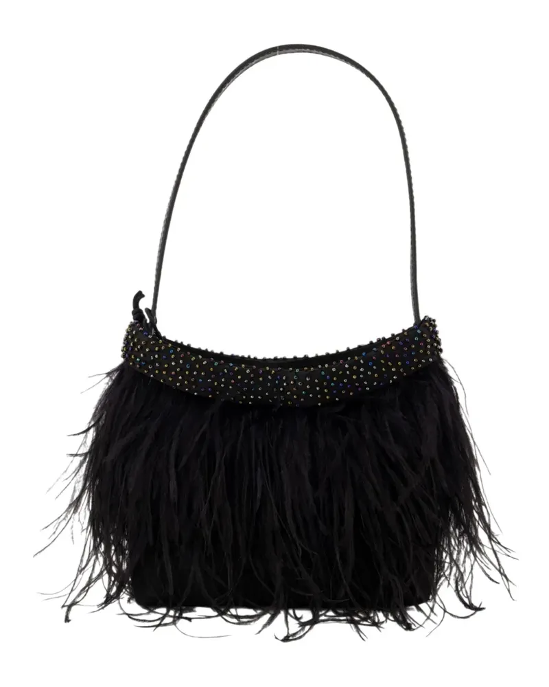 STAUD Winslow Schultertasche mit Federn - Schwarz Schwarz