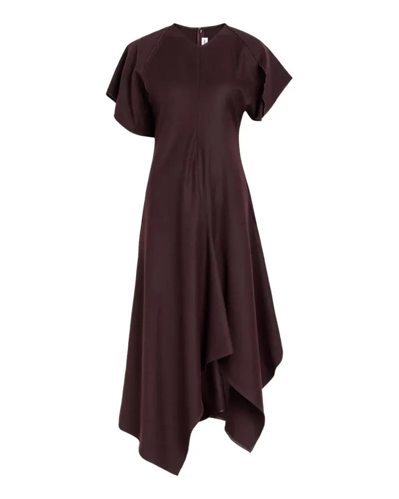 Victoria Beckham panelled asymmetric dress - Rot Rot