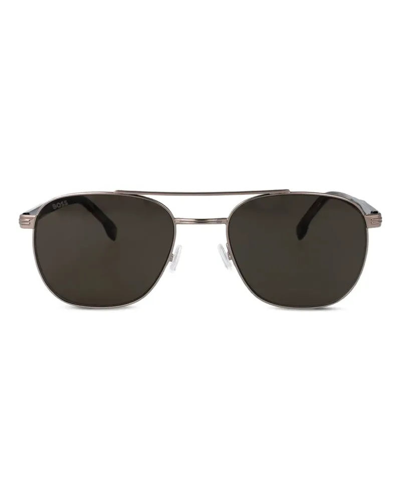 HUGO BOSS Getönte Pilotenbrille - Silber Silber