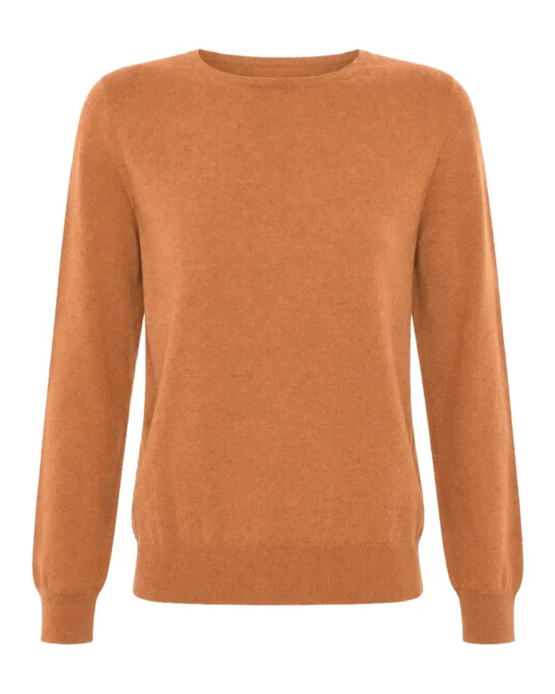 Malo Pullover mit rundem Ausschnitt - Orange Orange