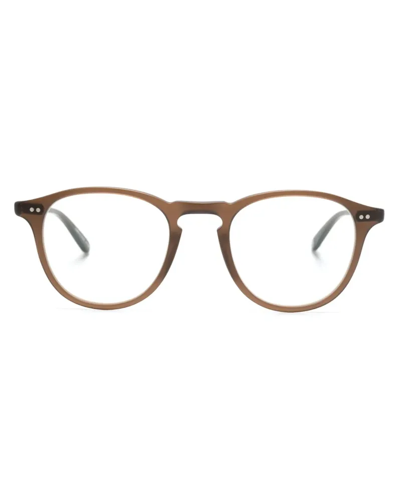 Garrett Leight Hampton Brille mit rundem Gestell - Braun Braun
