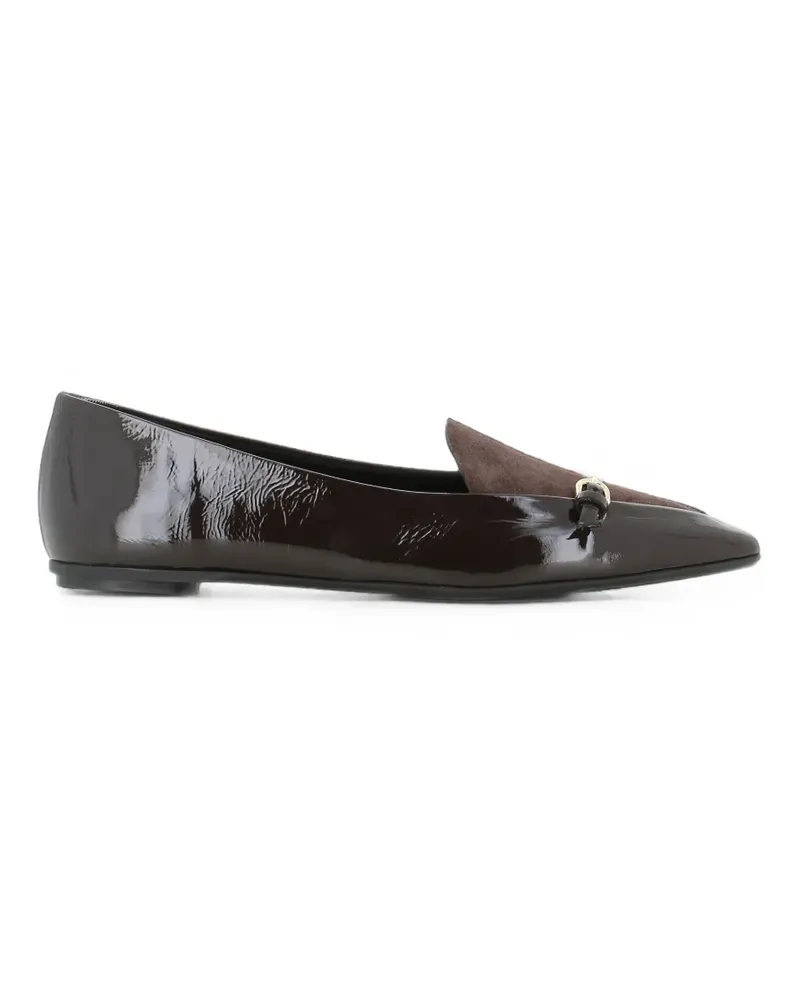 Roberto del Carlo Ballerinas mit spitzer Kappe - Braun Braun