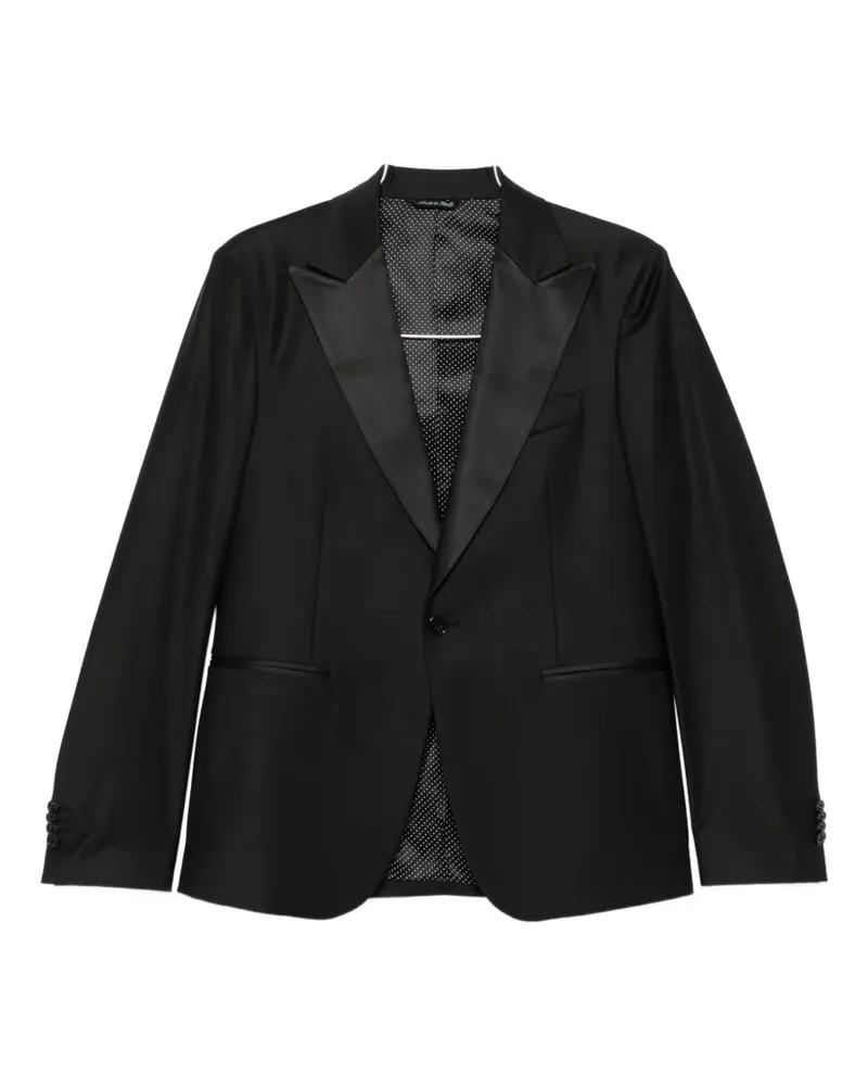 Brian Dales long-sleeve buttoned suit - Schwarz Schwarz