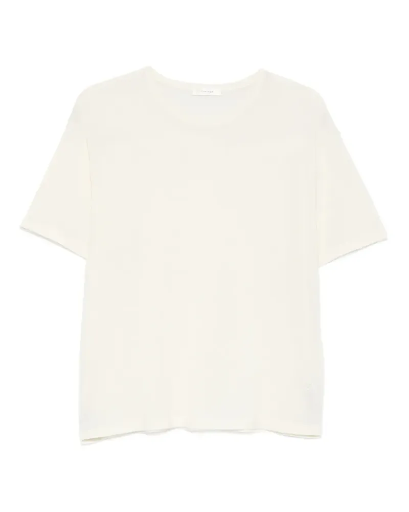 The Row Nonas T-Shirt aus Kaschmir - Nude Nude