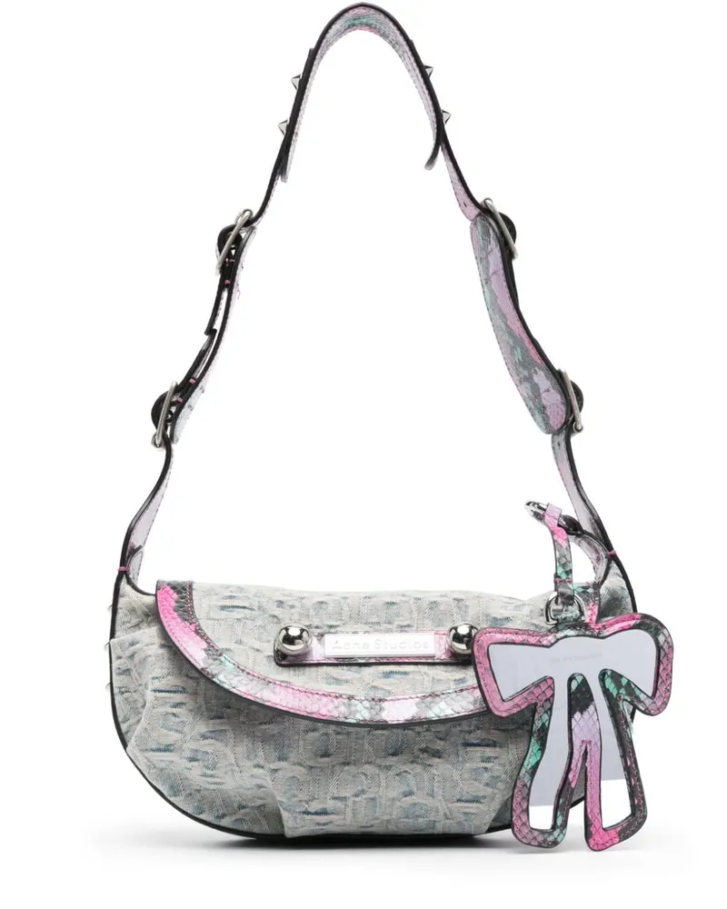 Acne Studios Schultertasche aus Denim - Blau Blau