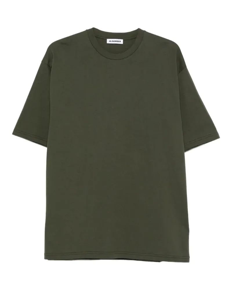 Jil Sander T-Shirt mit Rundhalsausschnitt - Grün Grün