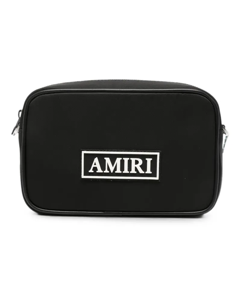 Amiri logo-patch shoulder bag - Schwarz Schwarz