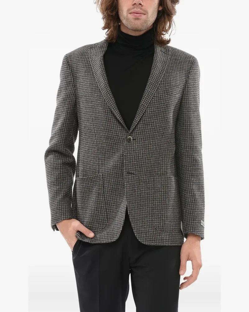Corneliani checked blazer - Grau Grau