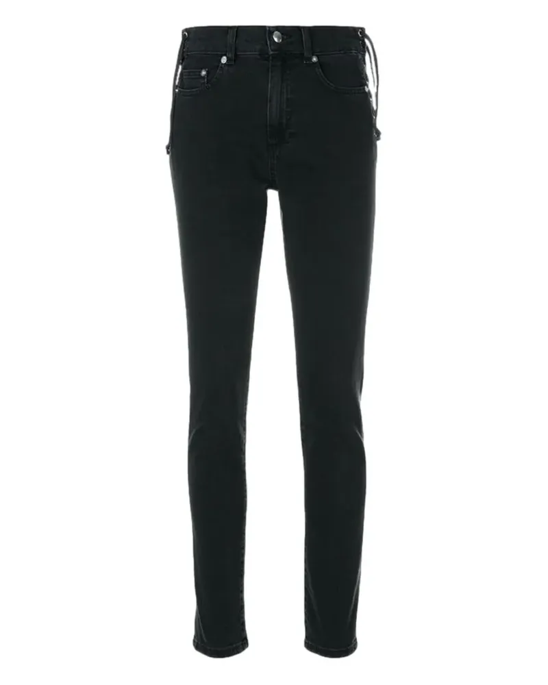 McQ Laced Harvey' Jeans - Schwarz Schwarz