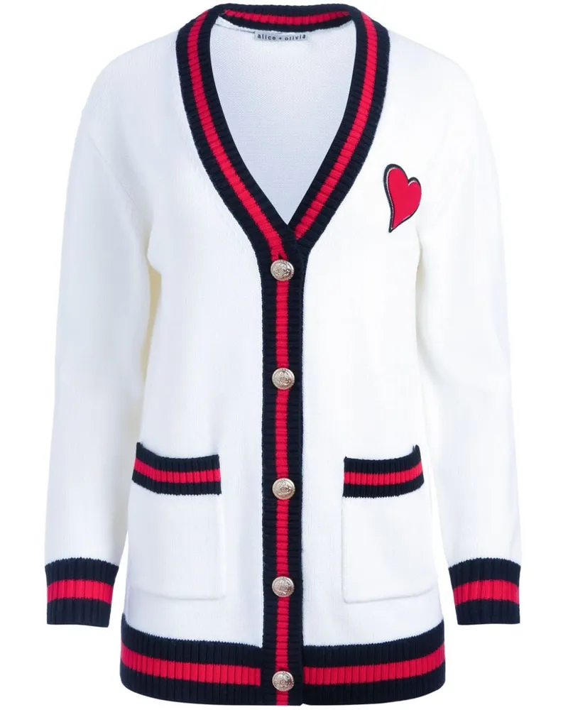 Alice + Olivia Bradford Cardigan - Nude Nude