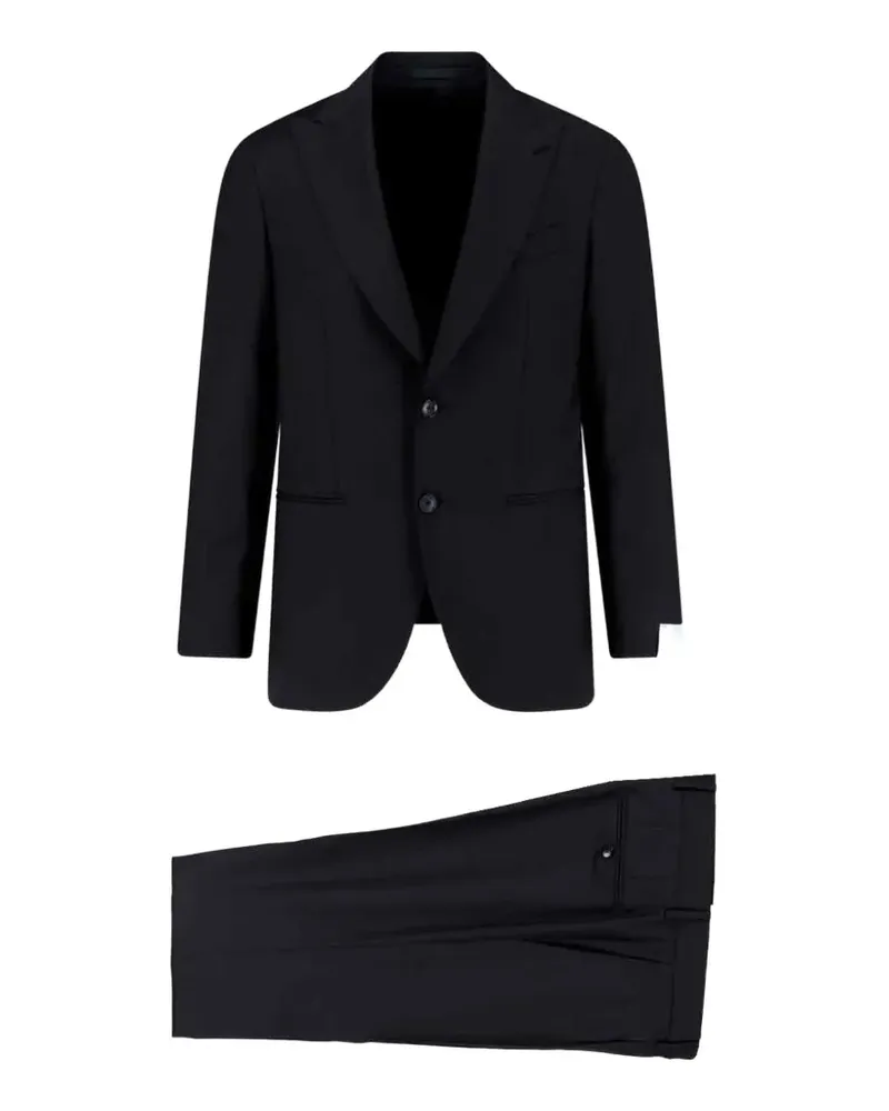 Caruso single-breasted suit - Schwarz Schwarz