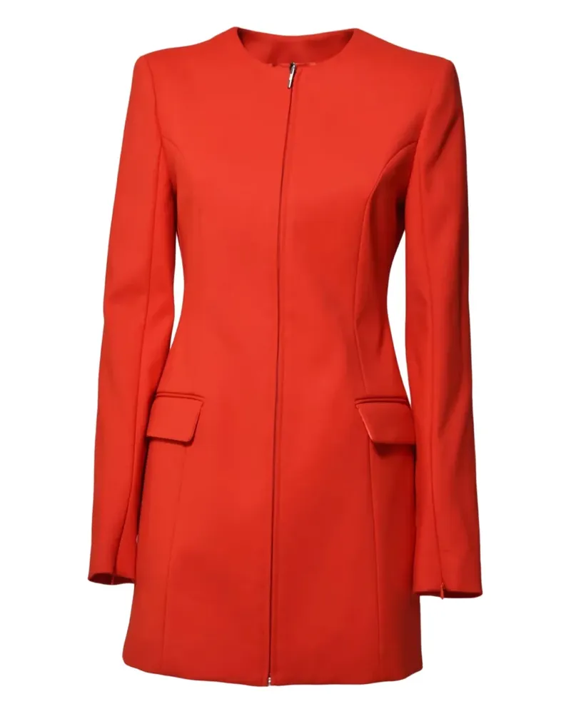 MSGM Minikleid mit Klappentasche - Rot Rot