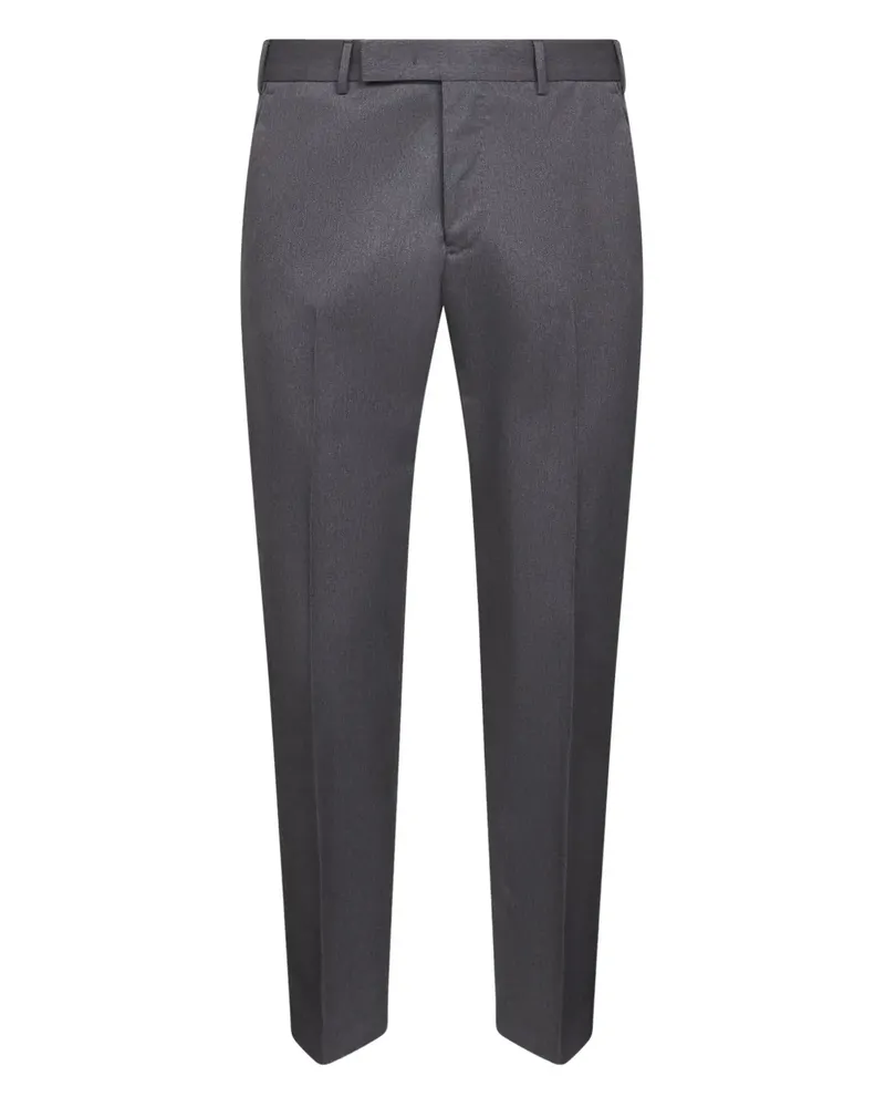 PT TORINO wool pressed-crease trousers - Grau Grau