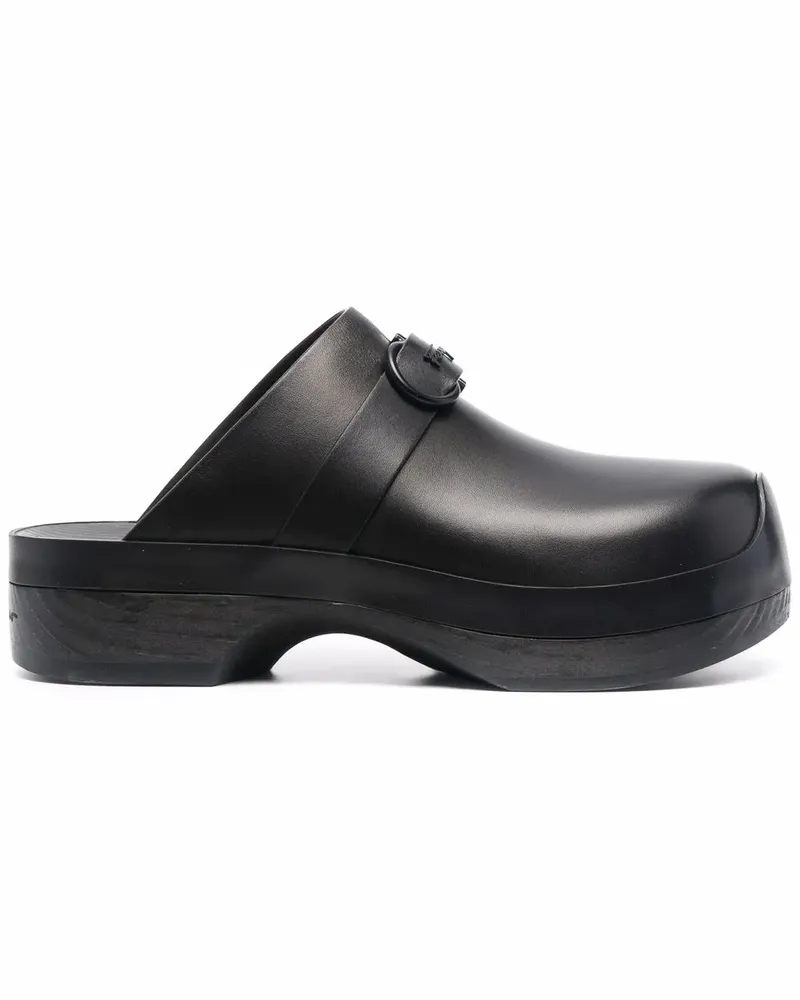 Ferragamo Gancini Clogs - Schwarz Schwarz