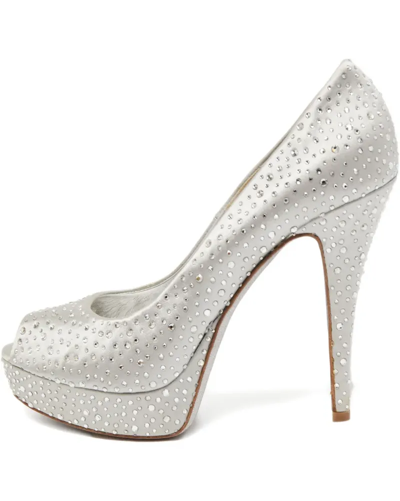 Loriblu Pumps mit Kristallen 150mm - Silber Silber