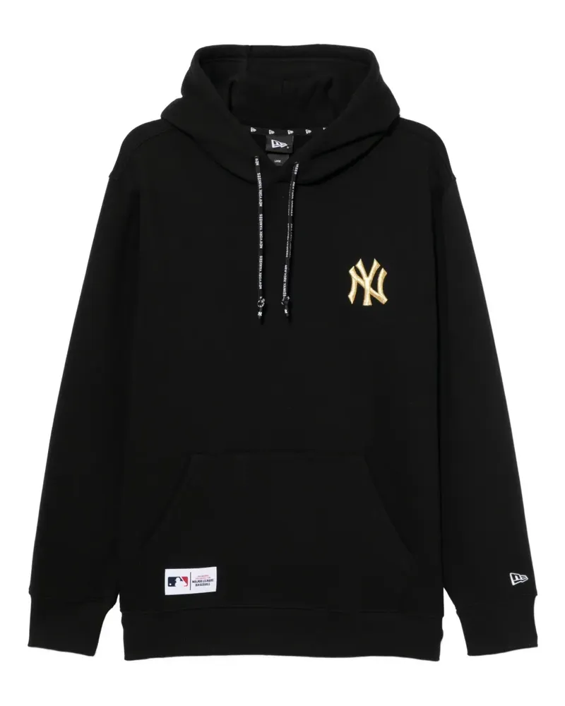 New Era Hoodie mit Logo-Stickerei - Schwarz Schwarz