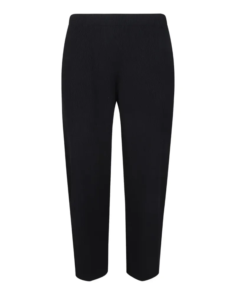 Issey Miyake ribbed-knit trousers - Schwarz Schwarz