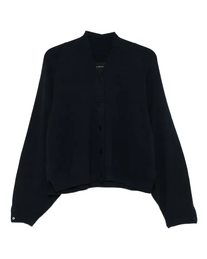 CORDERA Cardigan mit V-Ausschnitt - Blau Blau