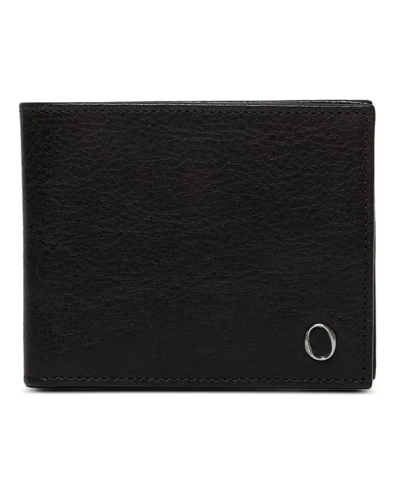 Orciani Lagoon Portemonnaie mit Prägung - Schwarz Schwarz