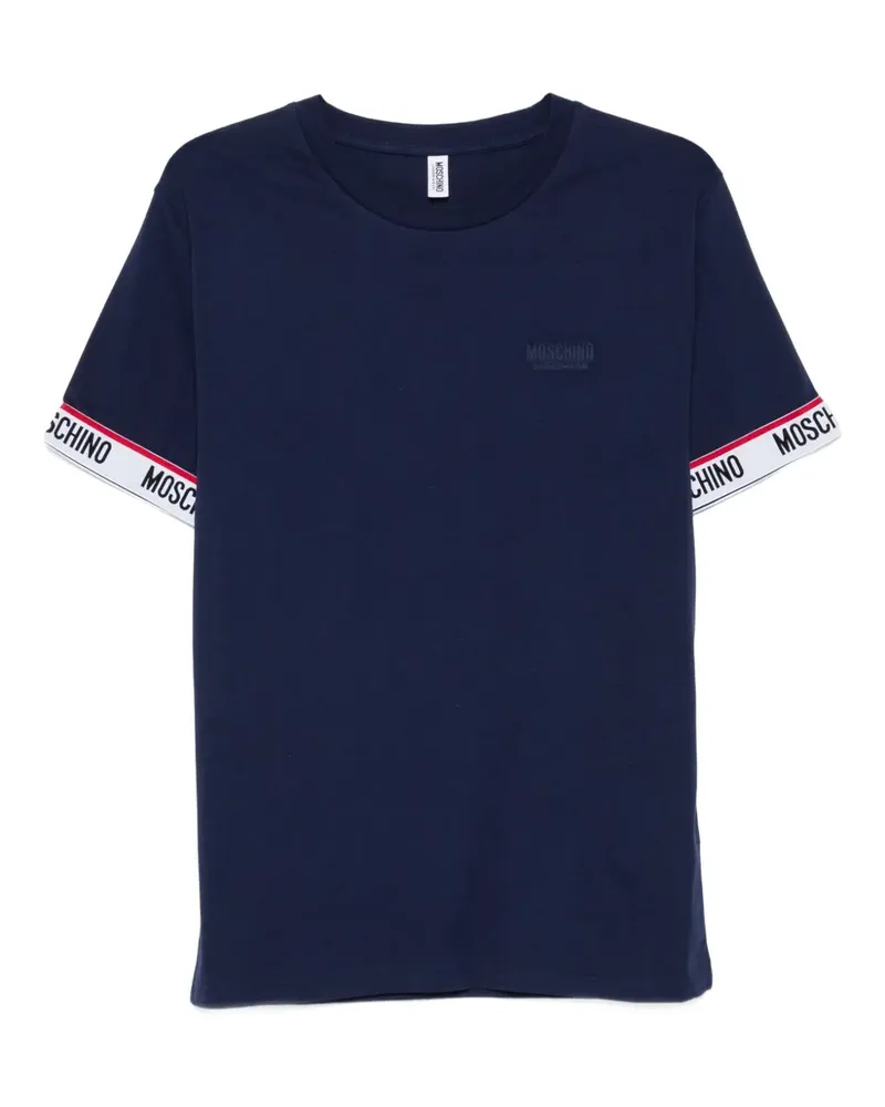 Moschino T-Shirt mit Logo - Blau Blau