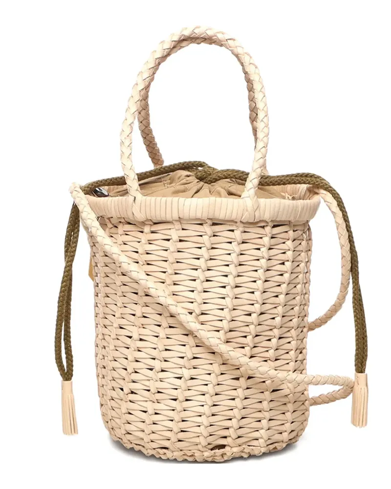 Dragon Diffusion drawstring shoulder bag - Nude Nude