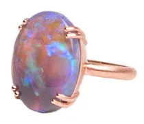 18kt One-of-a-Kind Rotgoldring mit Opal