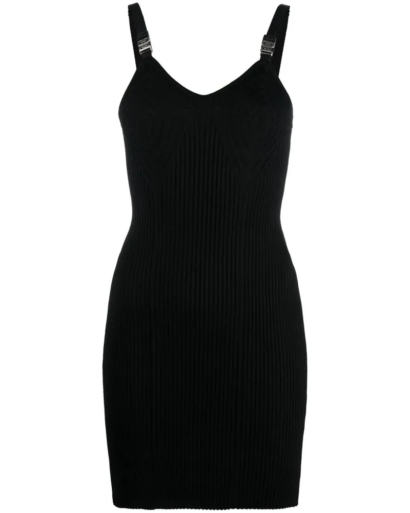 Givenchy Ärmelloses Midikleid - Schwarz Schwarz