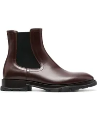 Alexander McQueen Beatle Chealsea-Boots Braun