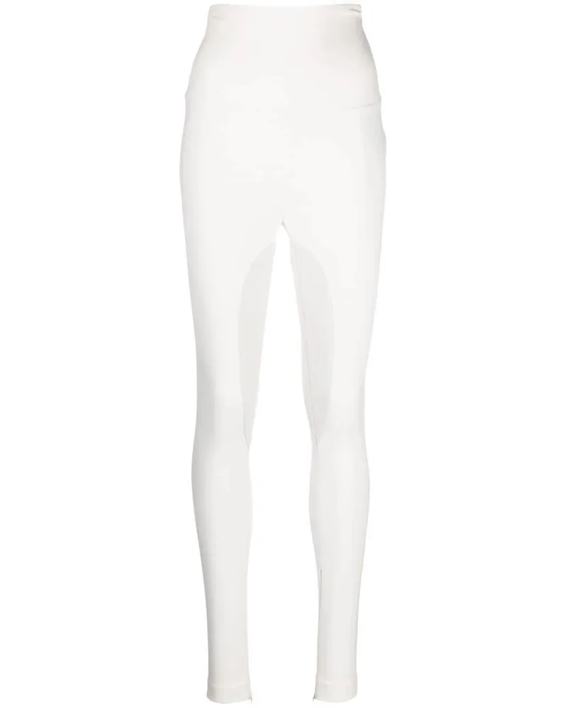 Philipp Plein Leggings mit hohem Bund - Weiß Weiß