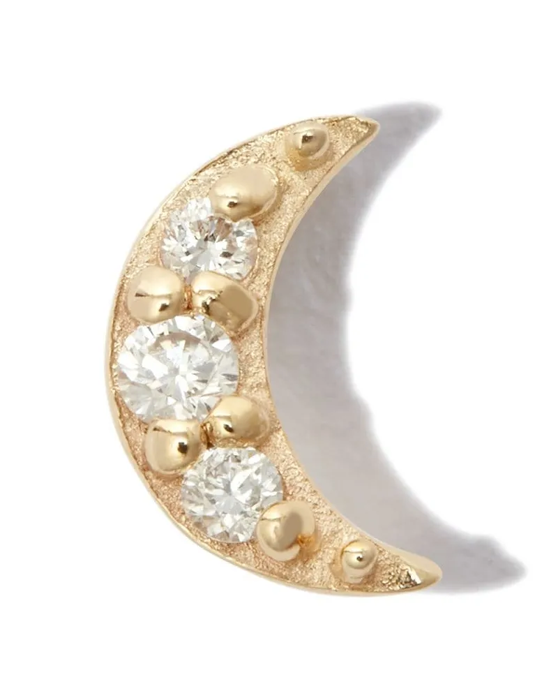 OTIUMBERG 14kt Moon Gelbgoldohrstecker Gold