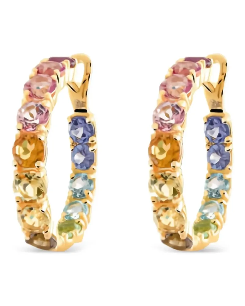 BRUMANI 18K yellow gold Yara multi-stones earrings - Gelb Gelb