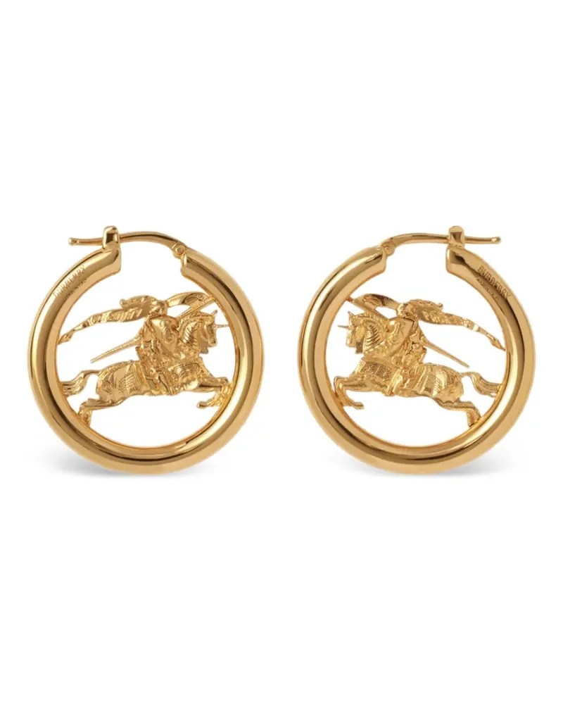 Burberry Equestrian Knight Creolen - Gold Gold