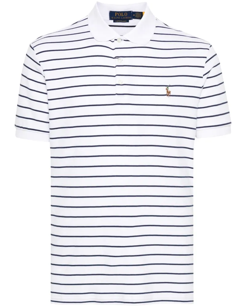 Ralph Lauren Poloshirt mit Polo Pony-Stickerei - Weiß Weiß