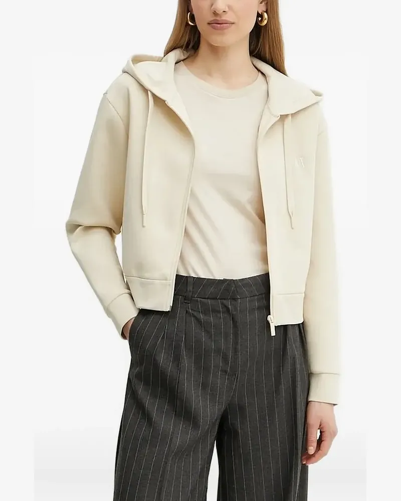 Armani Exchange Kapuzenjacke mit Reißverschluss - Nude Nude