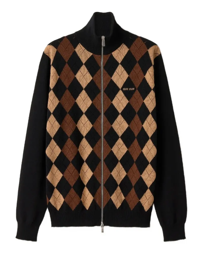 Miu Miu cashmere cardigan - Schwarz Schwarz