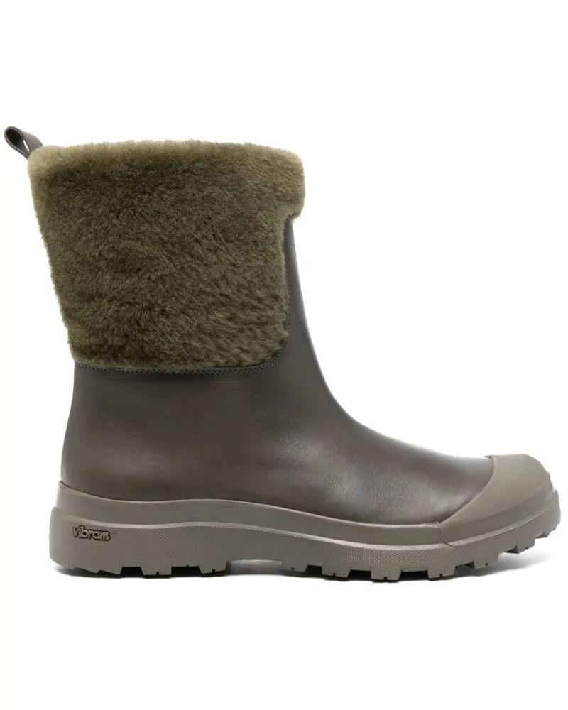 Officine Creative Italia Pallet Shearling-Stiefel - Grün Grün