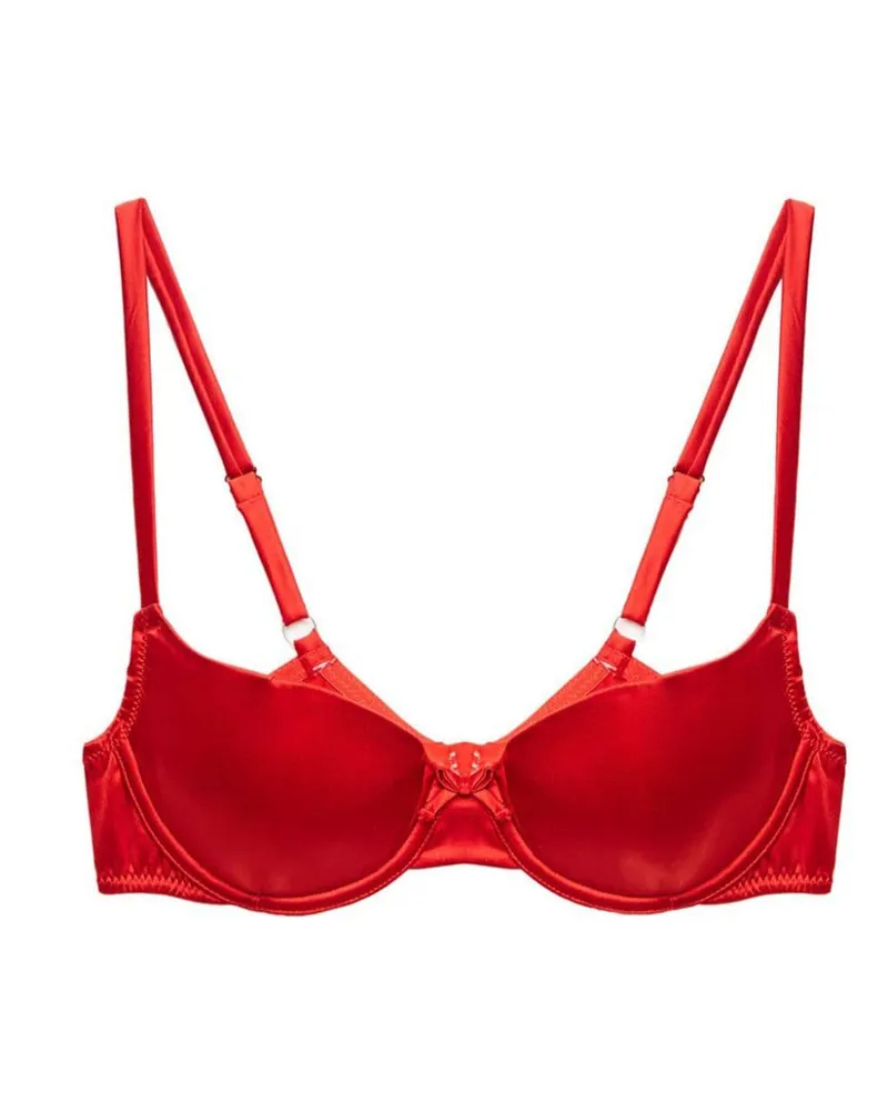 Fleur Du Mal Nahtloser Luxe Balconette-BH - Rot Rot