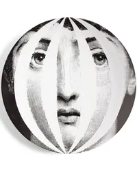 Fornasetti Tema e Variazioni n.55 Wandteller Weiß