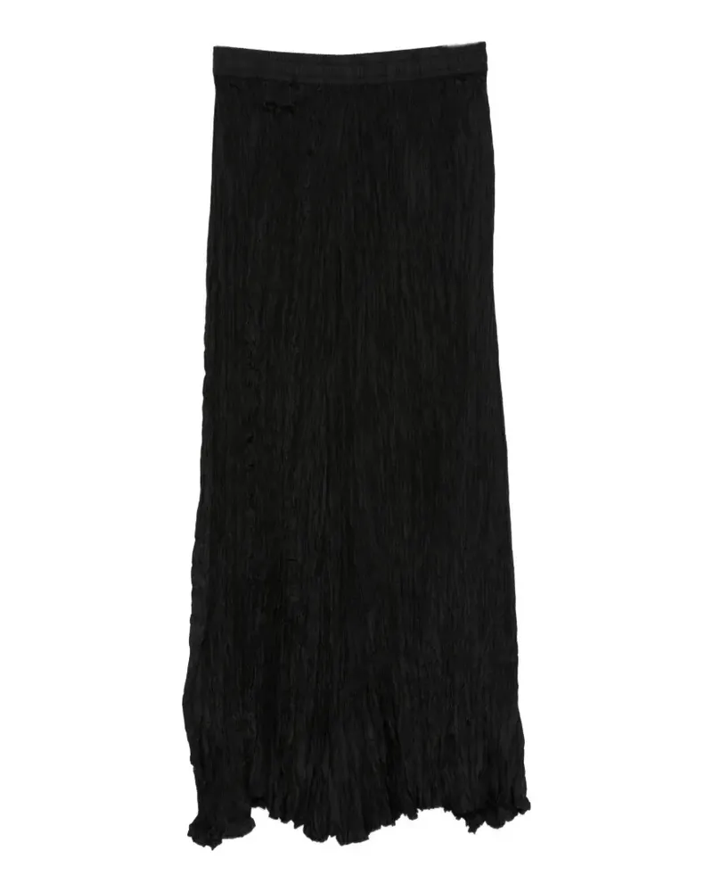 P.A.R.O.S.H. Midirock mit elastischem Bund - Schwarz Schwarz